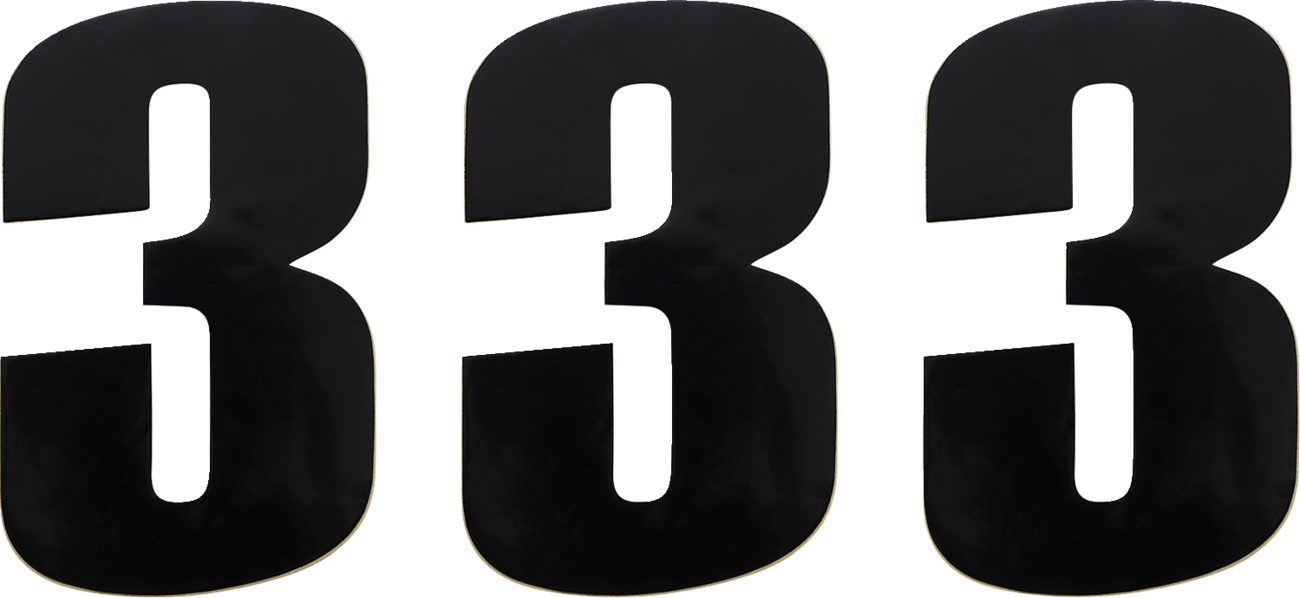 MOOSE OFFROAD Vinyl Race Numbers