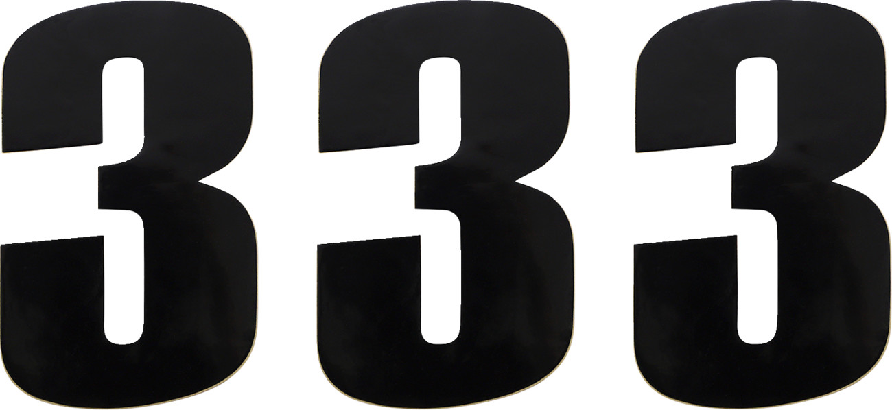 Moose Racing Vinyl Race Numbers