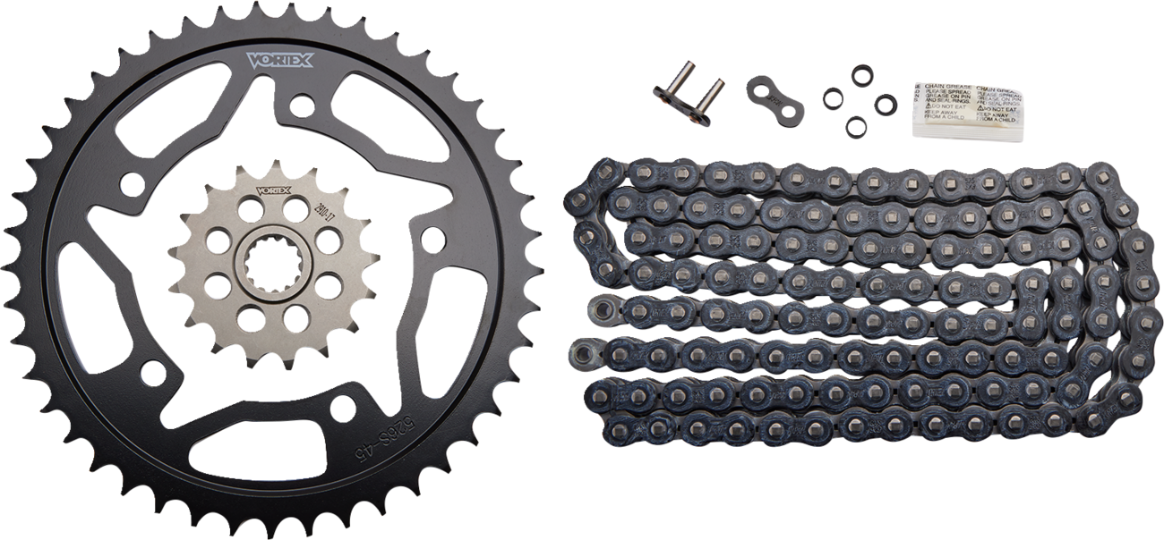 VORTEX OES Original Equipment Steel Chain Kit