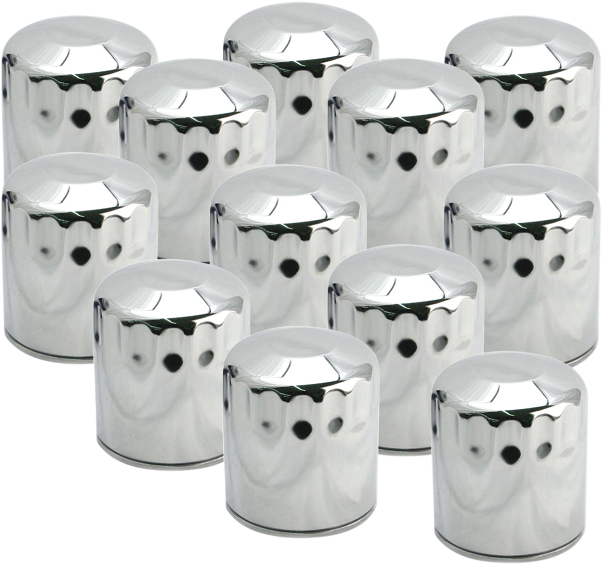 S&s cycle Oil Filters - Chrome - 12-Pack Harley Davidson