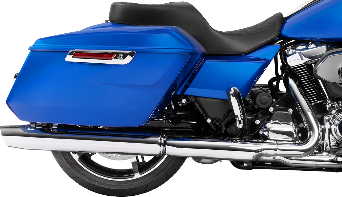 Drag specialties seats Forward Position Freedom Seat - Vinyl/Solar Leather - Black Double Diamond Stitch - FLH/FLT '23-'25 Harley Davidson
