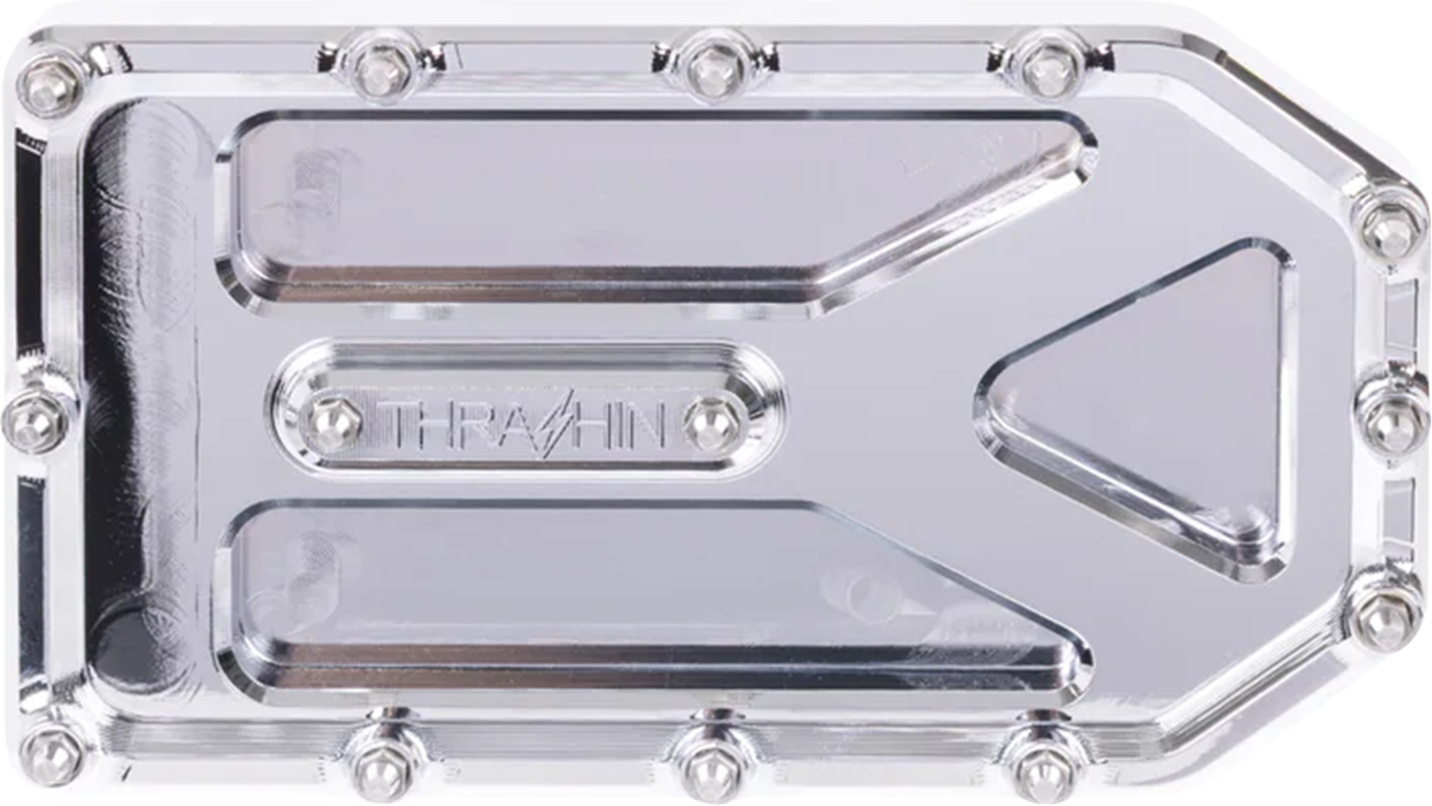 Thrashin supply co. Aggressor Brake Pedal Pad - Chrome - Touring Harley Davidson