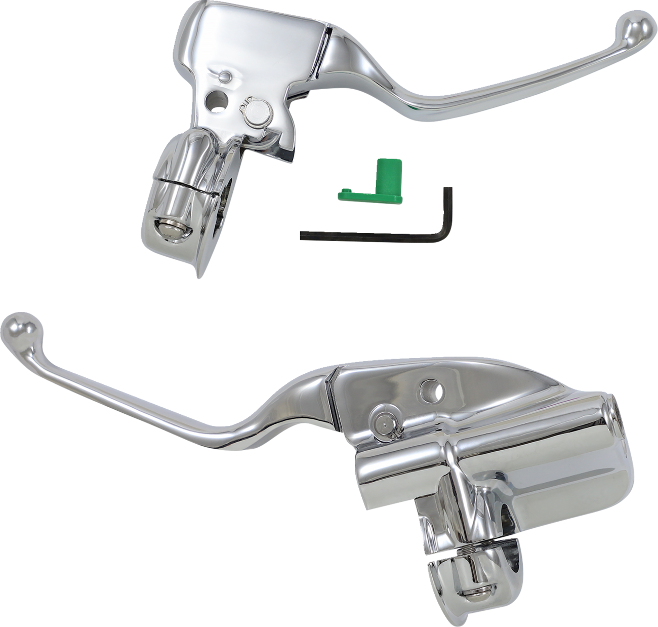 Drag specialties Brake/Clutch Lever Assembly - Chrome Harley Davidson