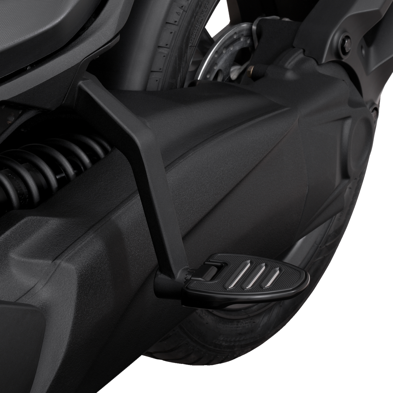 Show chrome Adjustable Passenger Boards - Black - Ryker Can-Am