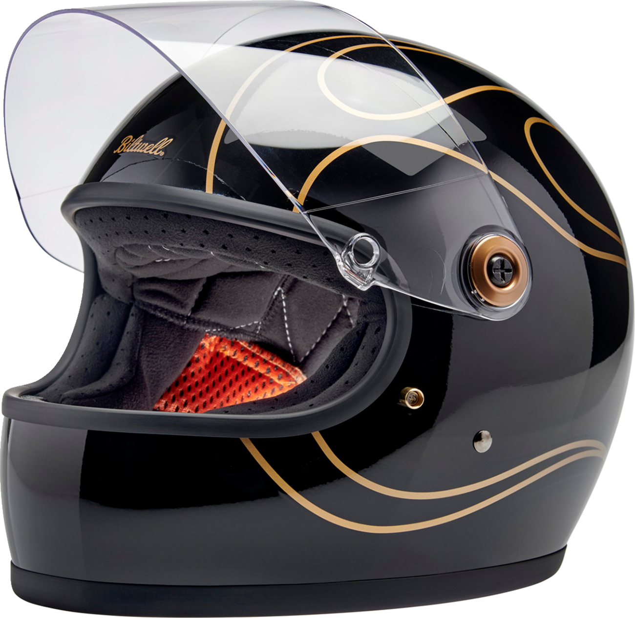Biltwell Gringo S ECE Flames Helmet