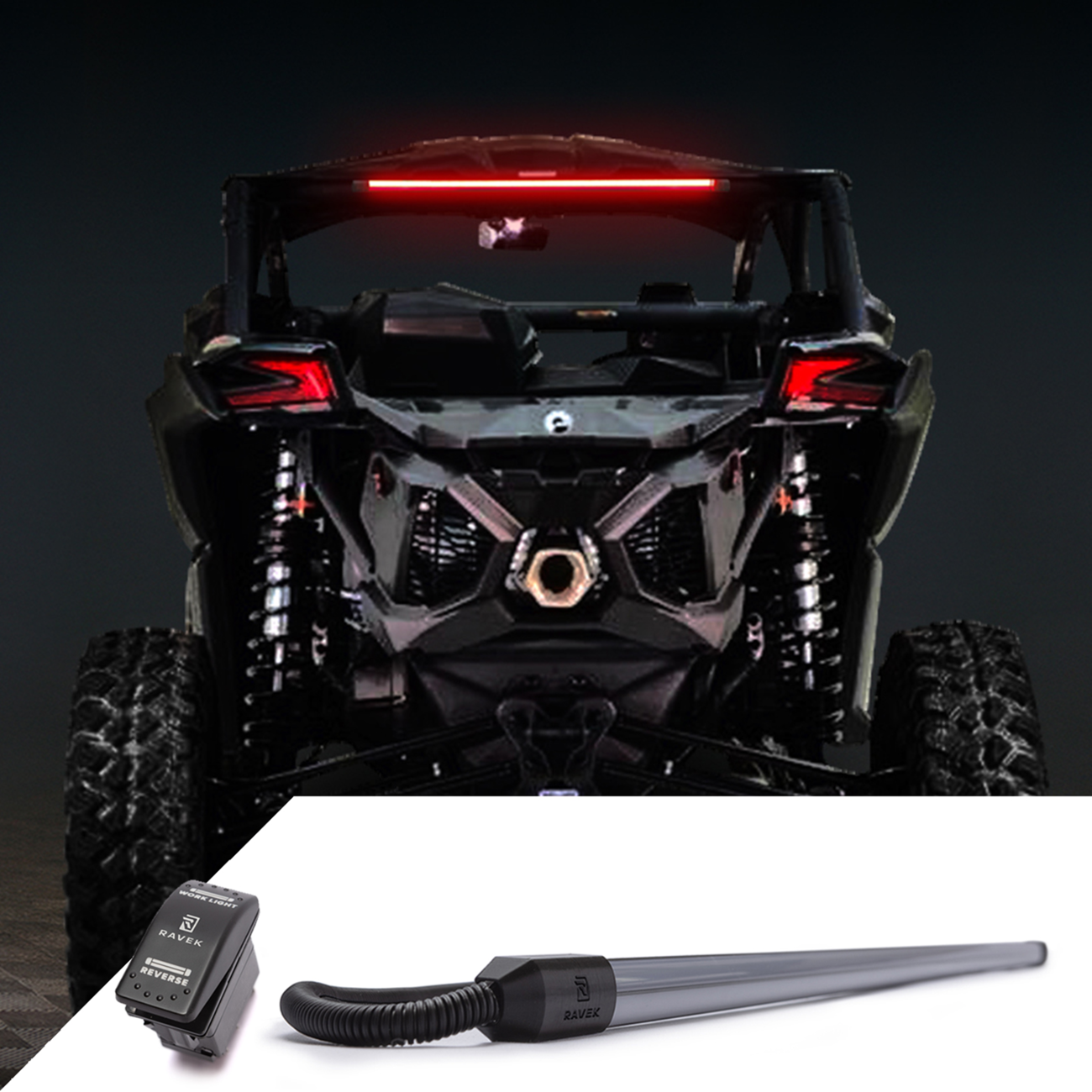 Ravek Multi-Function Taillight - Maverick X3/R Can-Am