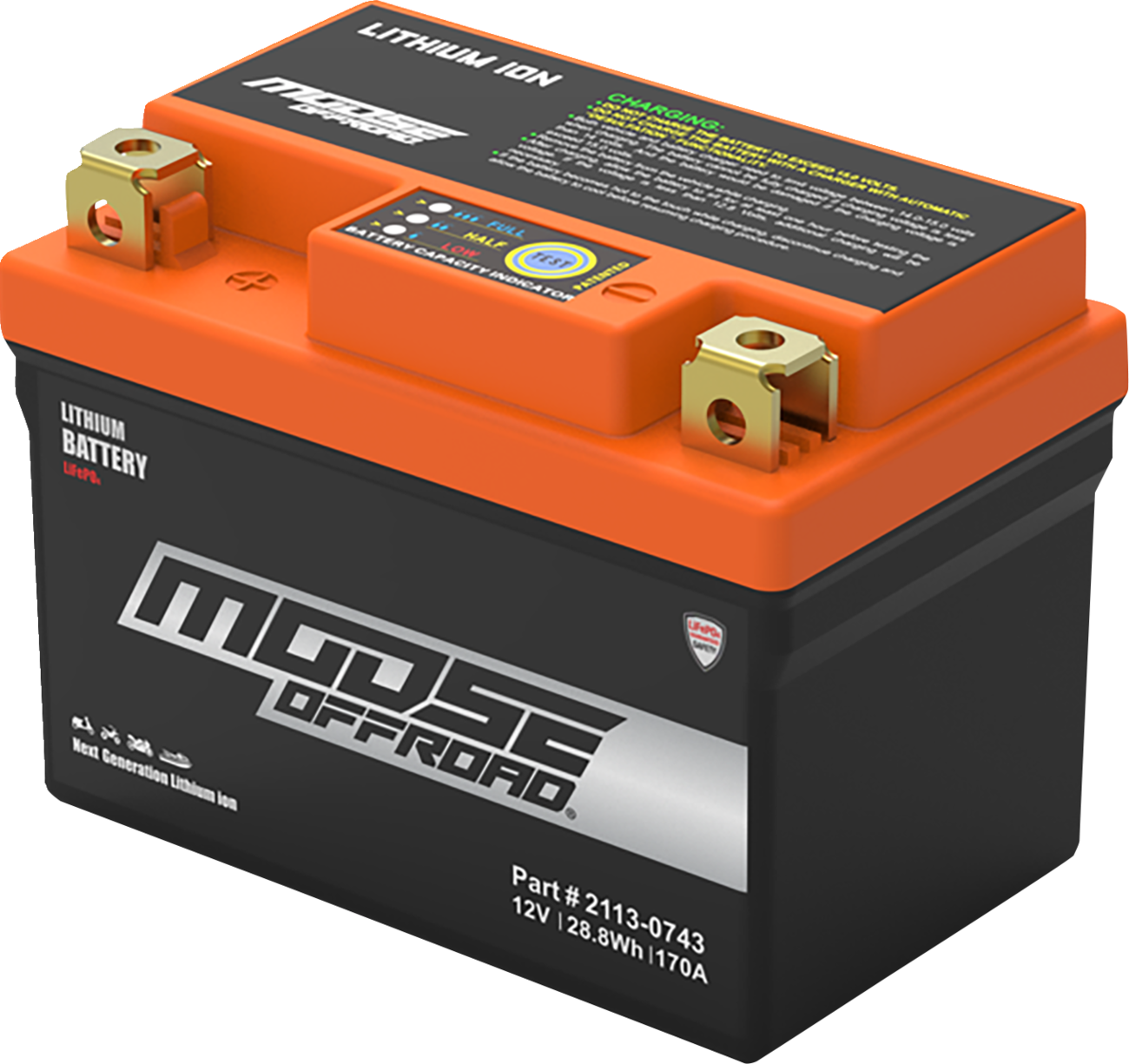 Moose Racing Lithium LiFePO4 Battery