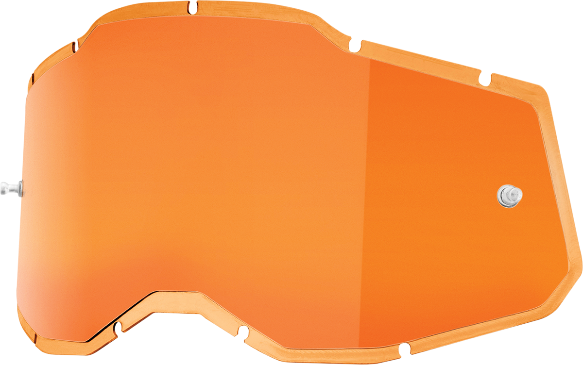 100% Racecraft 2 / Accuri 2 / Strata 2 Replacement Injected Lens - Mirrored