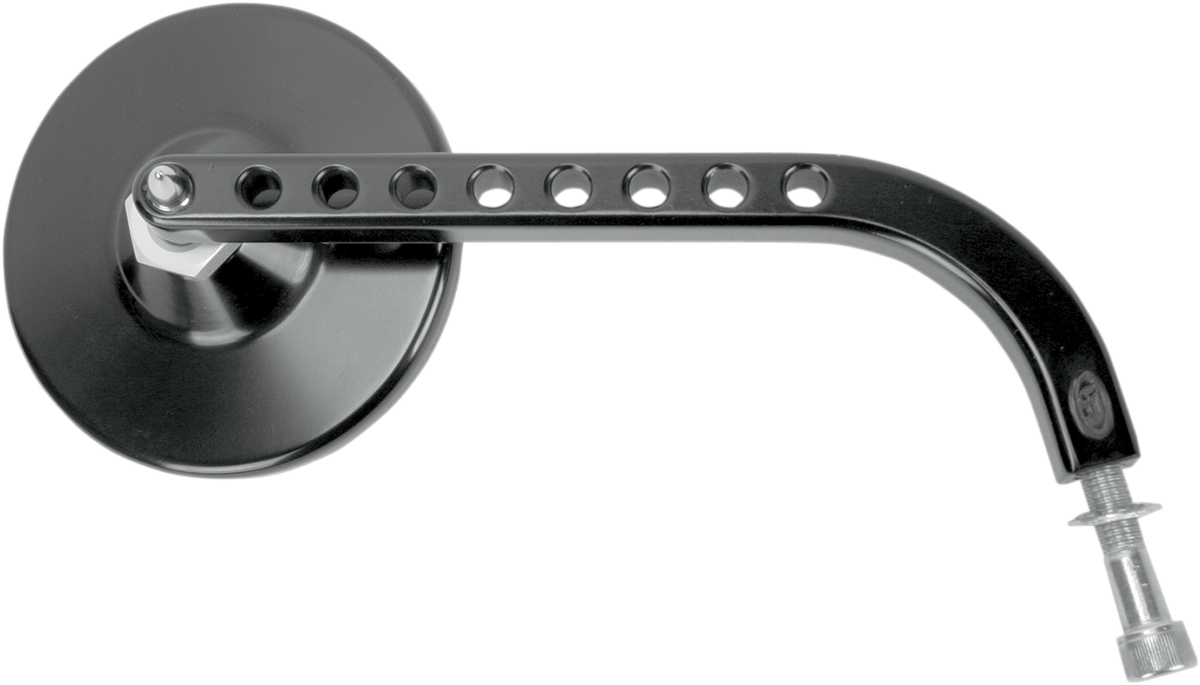Joker Machine Viewtech 7 Long Stem Round Mirror For Harley