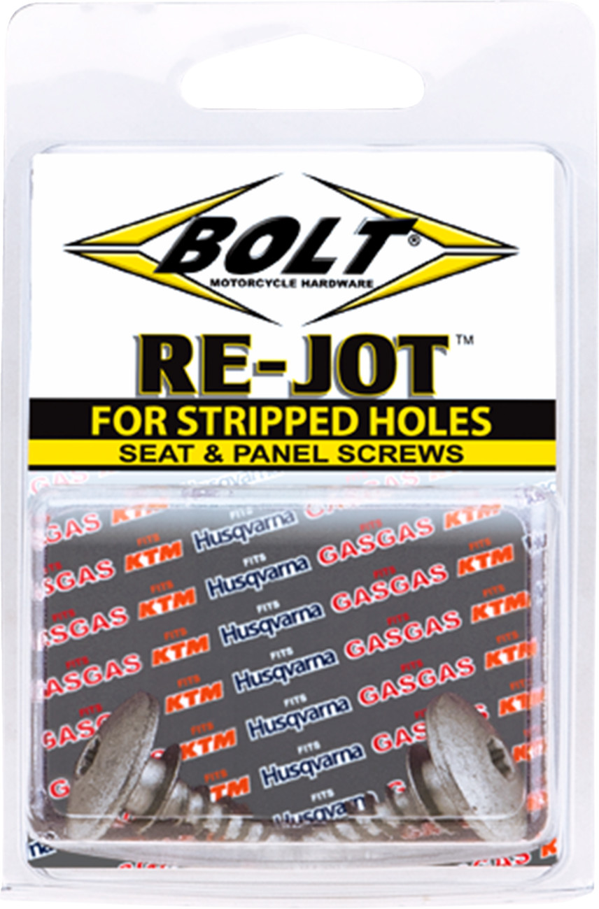 Bolt Hardware Euro Re-Jot Seat And Panel Screws