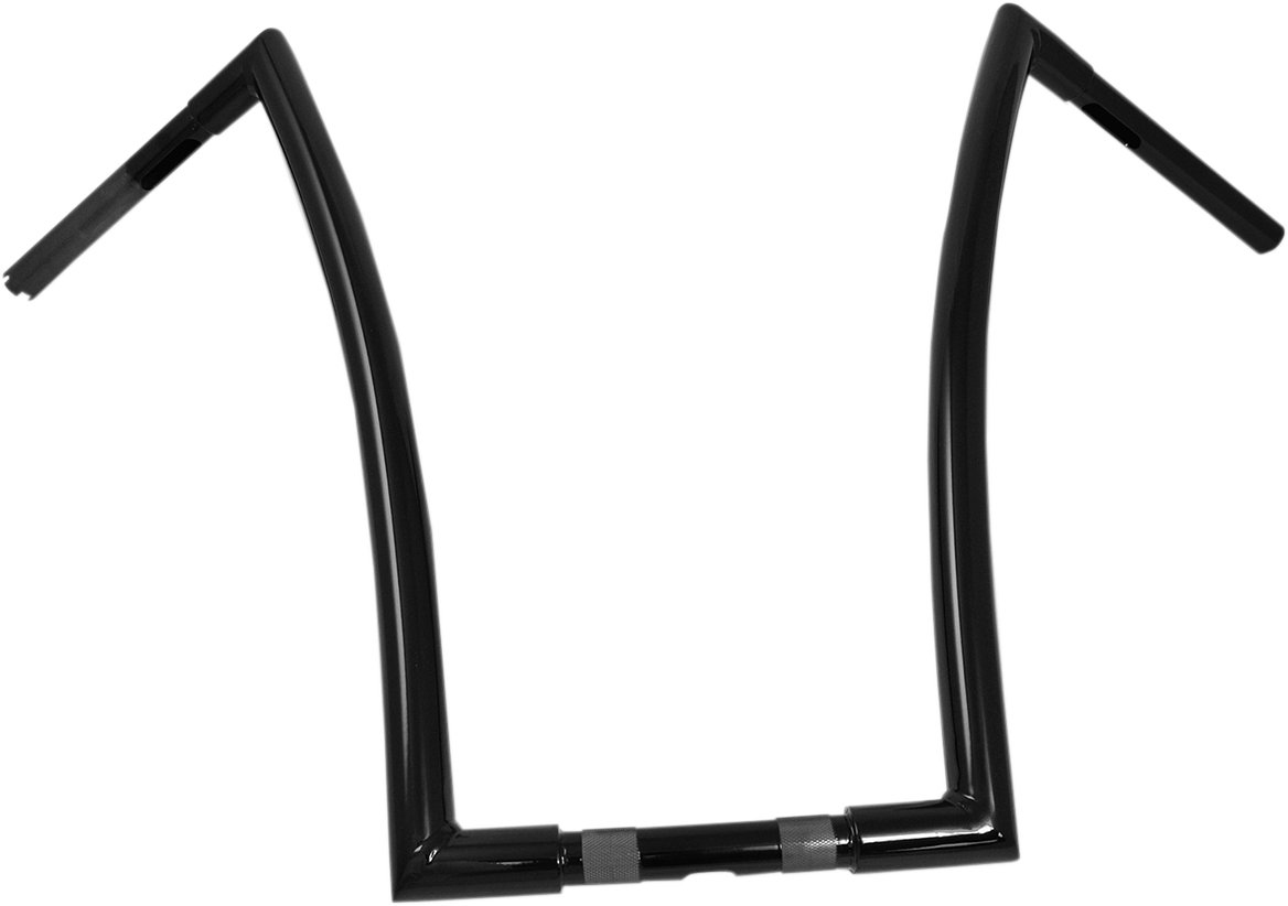 Todd's cycle 1-1/4" Strip Handlebar - 20" Rise - Black Harley Davidson
