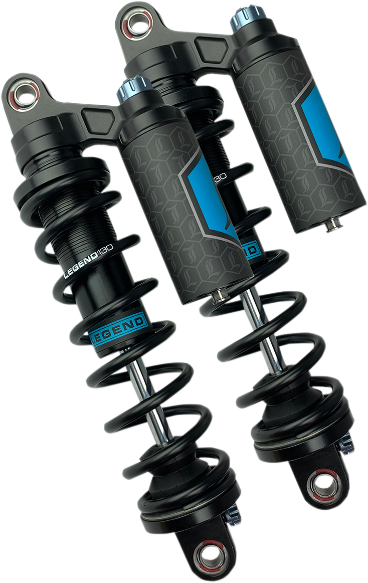 Legend Suspension REVO-ARC Piggyback Reservoir Shocks For Harley Dyna 1999-2017