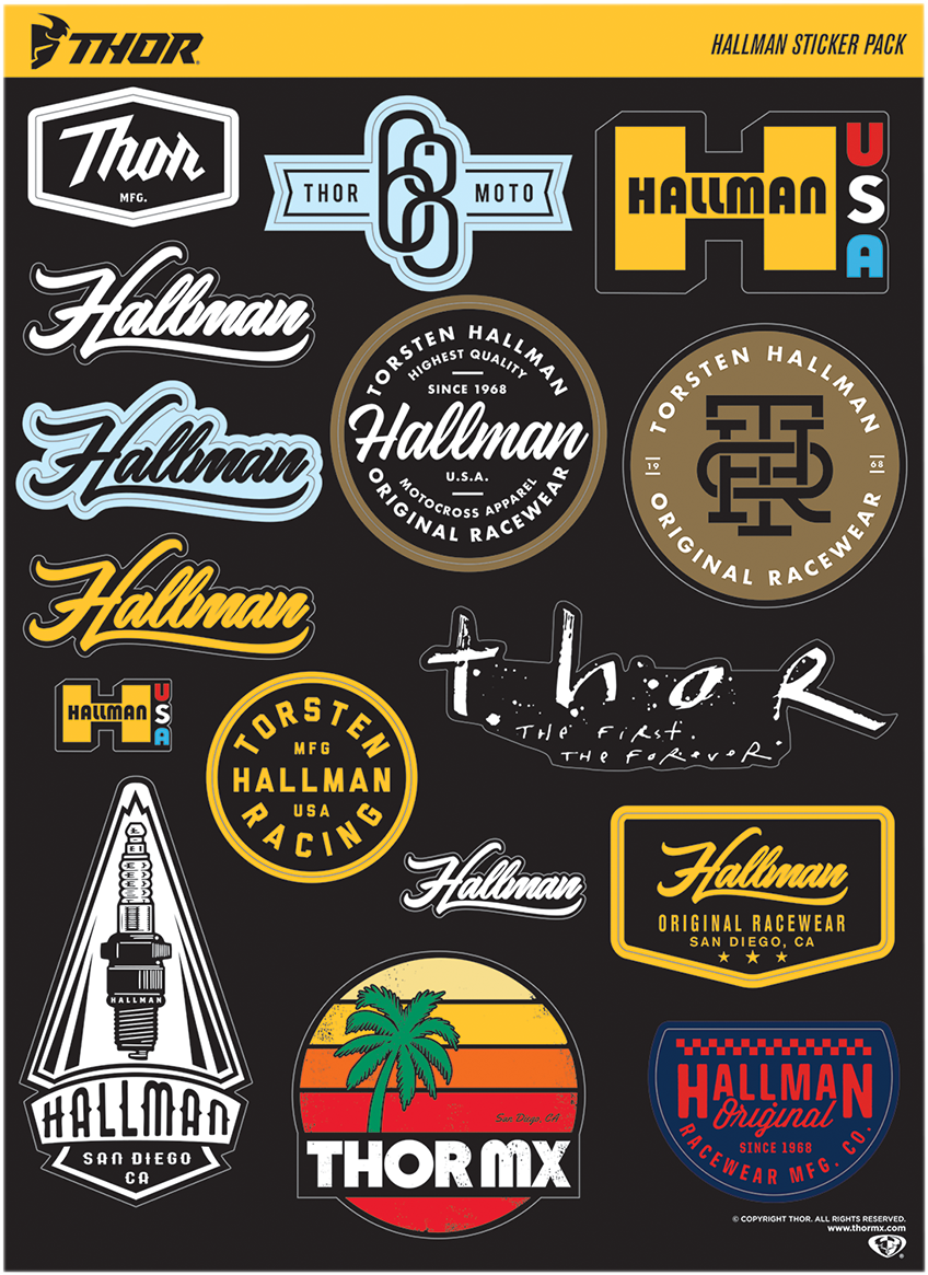 Thor Decal Sheet - Hallman - S20 - Each