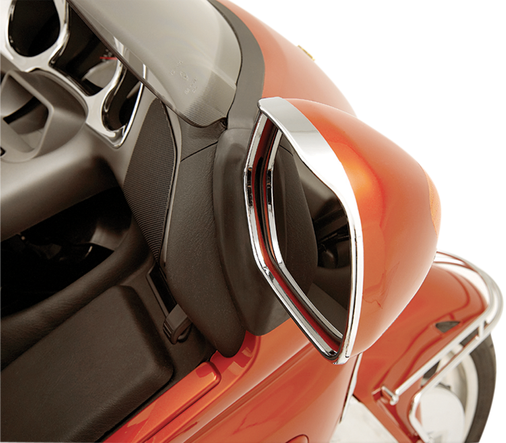 SHOW CHROME Visored Mirror Trim