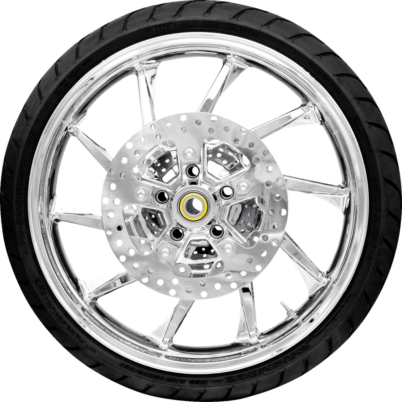COASTAL MOTO Front Hurricane Wheel/Rotor/Tire Combination