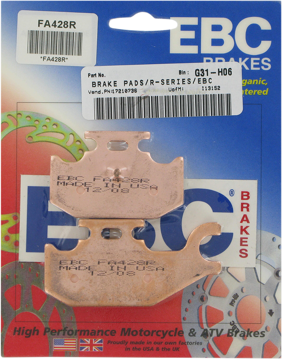 Long-Life Sintered "R" Brake Pads
