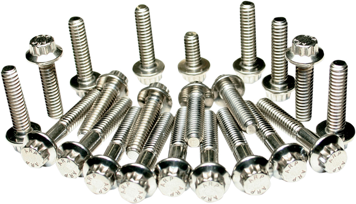 Feuling 12 Point Cam Cover / Lifter Block Bolt Kit For Harley Twin Cam 1999-2017
