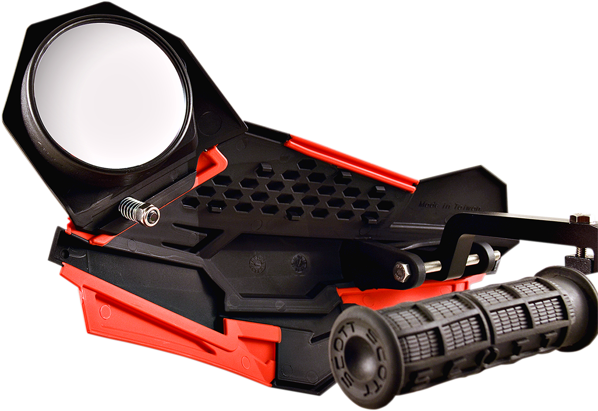 Powermadd Mirrors - Sentinel - Side View - Round - Black - Kit