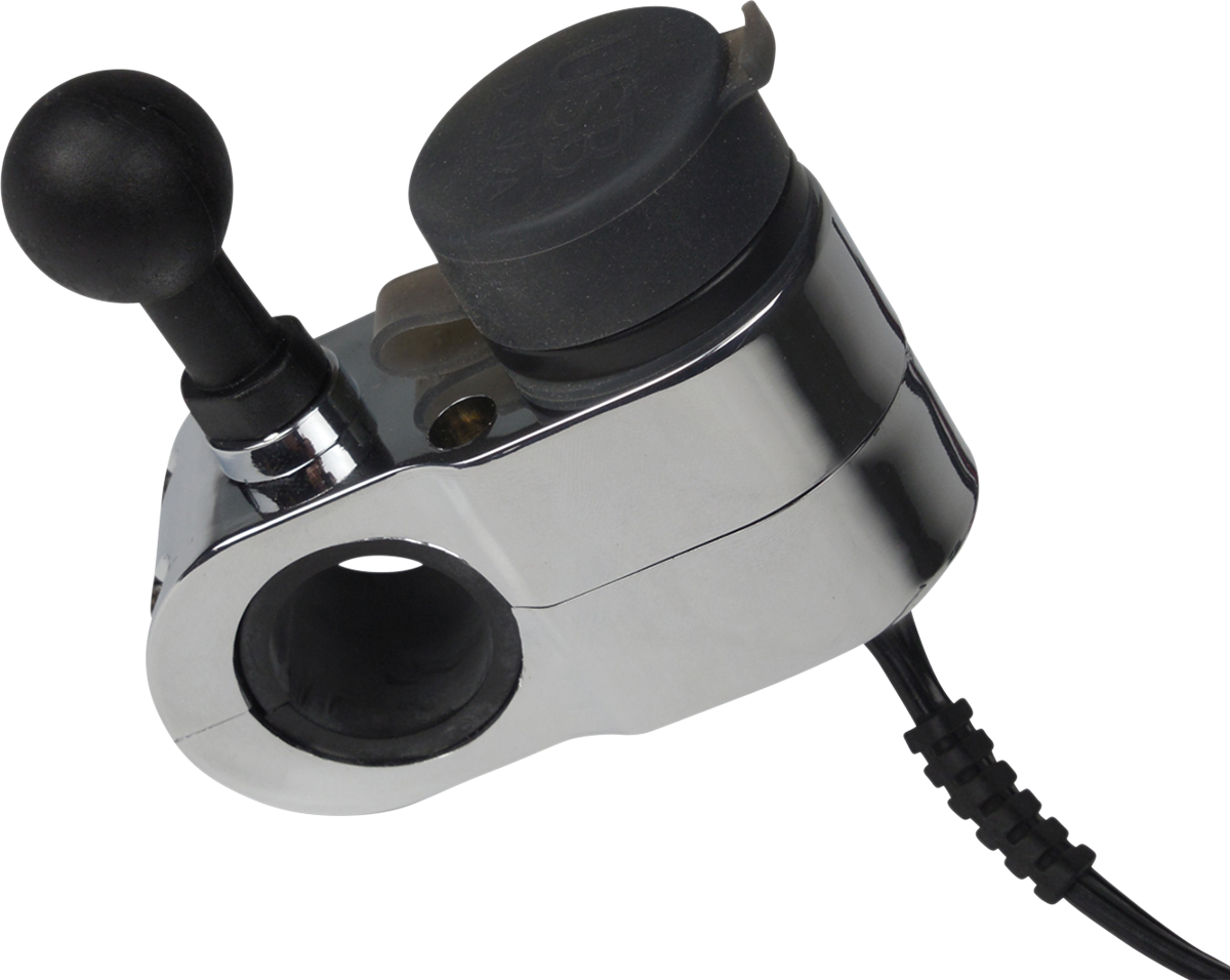 Dual USB Port Charger with 1" Ball Mount