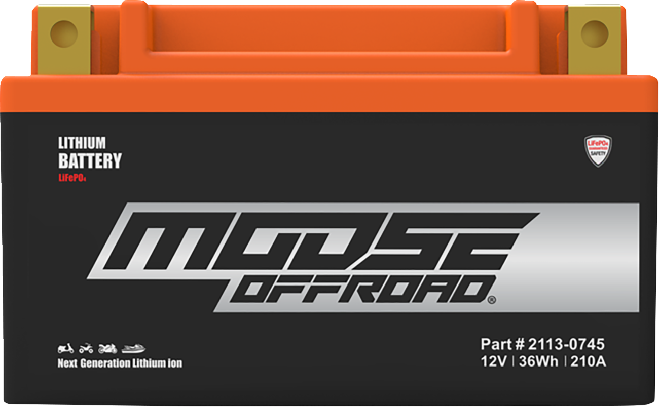 Moose Racing Lithium LiFePO4 Battery