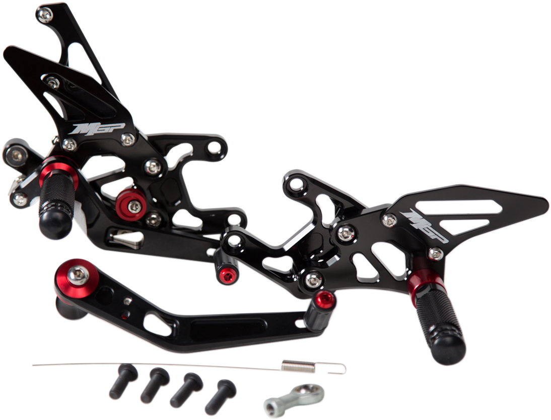 Mgp MGP Rearset - Black - Honda