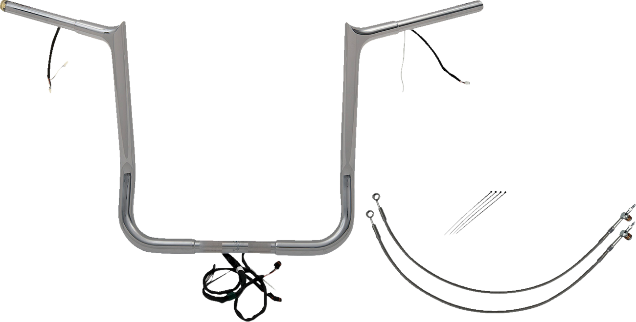 FAT BAGGERS INC. EZ Install Wired 1-1/4" Pointed Top Handlebar Kit