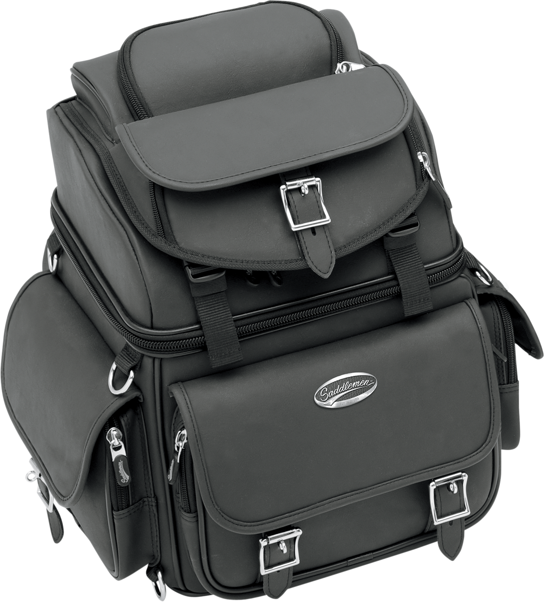 SADDLEMEN BR1800EX Combination Backrest, Seat, and Sissy Bar Bag