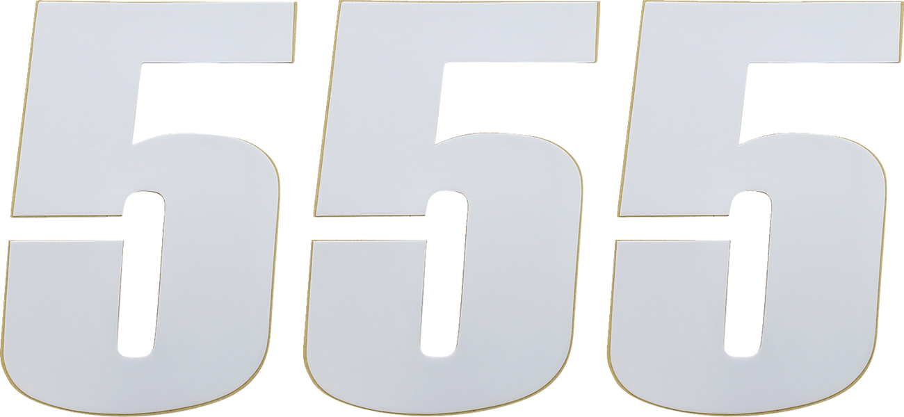 Vinyl Race Numbers