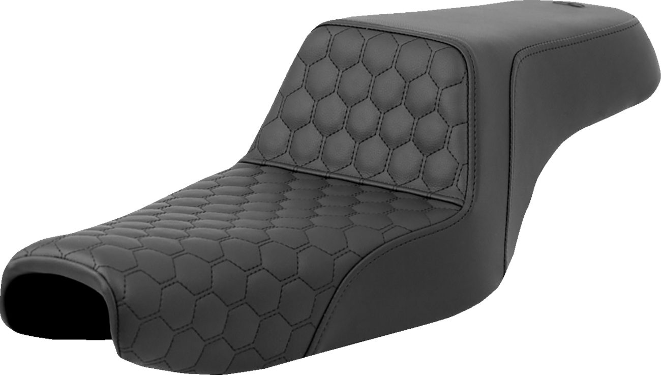 Saddlemen Step-Up HC Honeycomb Seat For Harley Sportster With 3.3 Gallon Tank 2004-2022