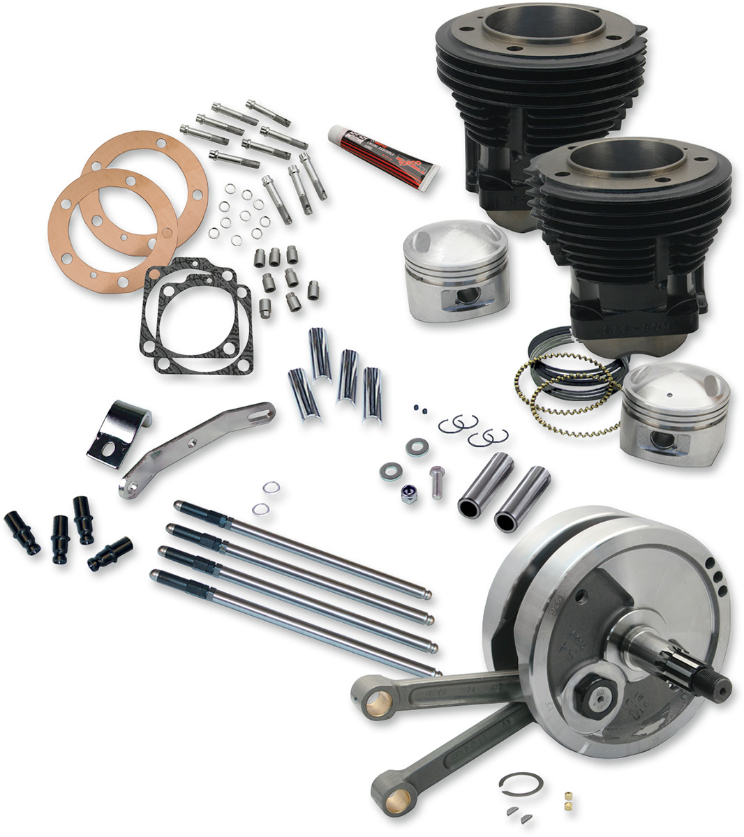 S&S CYCLE Sidewinder® Big Bore Stroker Engine Performance Kit