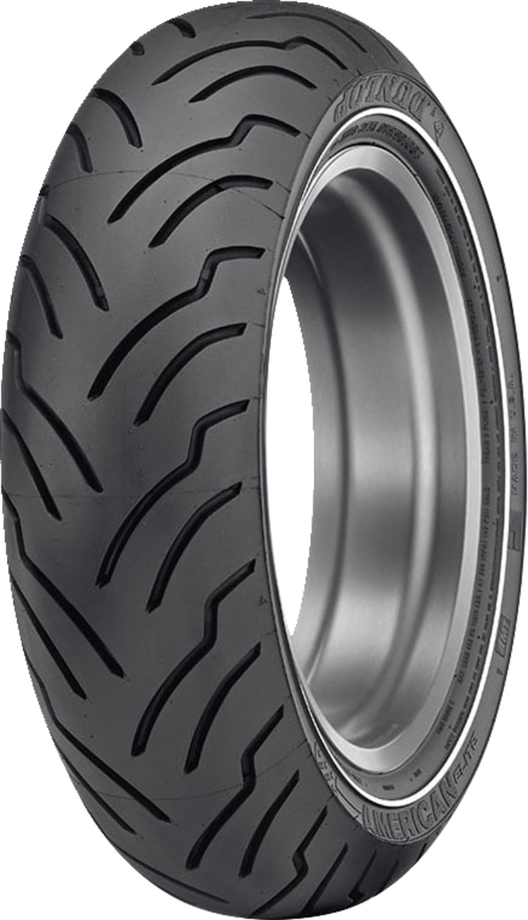 Dunlop Tire - American Elite - Rear - MT90B16 - Narrow Whitewall - 74H