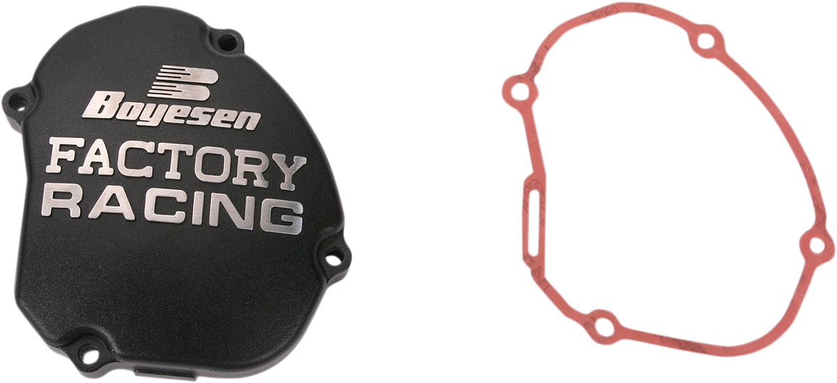 Boyesen Ignition Cover - Black - Yamaha
