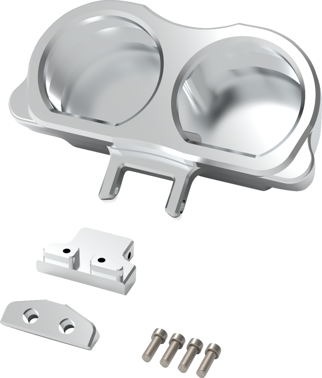 LA CHOPPERS Dual Gauge Mount For Performance Risers