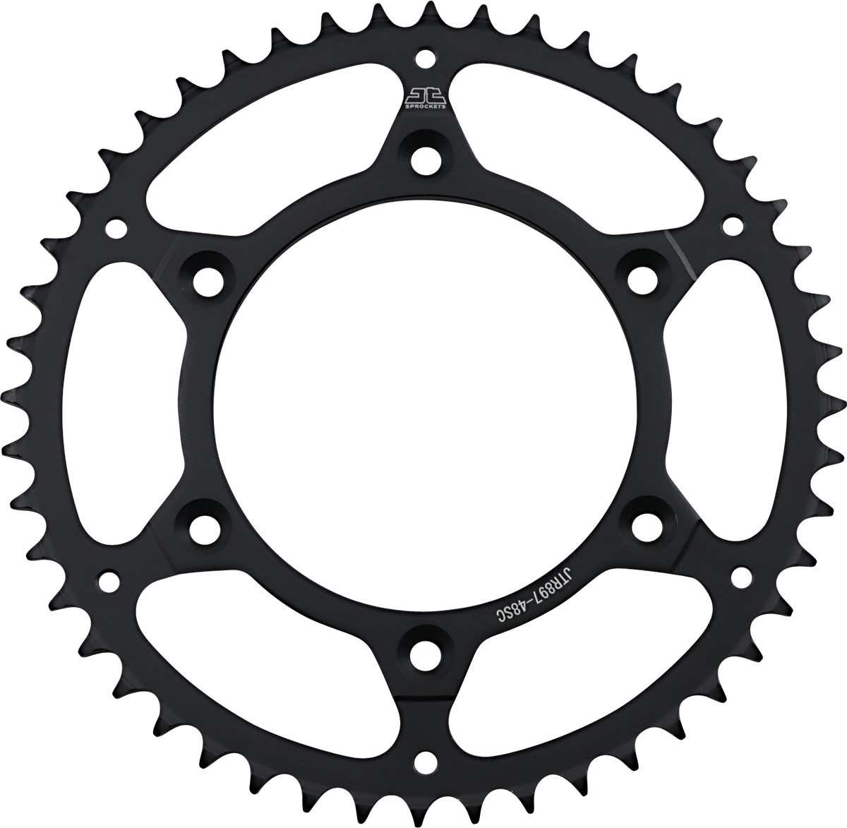 JT Sprockets 51 Tooth Lightweight Self-Cleaning Steel Rear Sprocket 51T for KTM 125-500 SX/XC/EXC, Husqvarna FC/FE/TC/TE & GasGas EC/EX/MC 1986-2024 JTR897.51SC