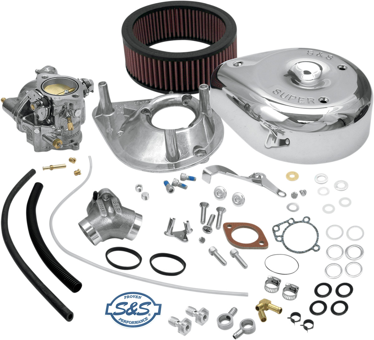 S&S CYCLE Super E Carburetor Kit with Manifold