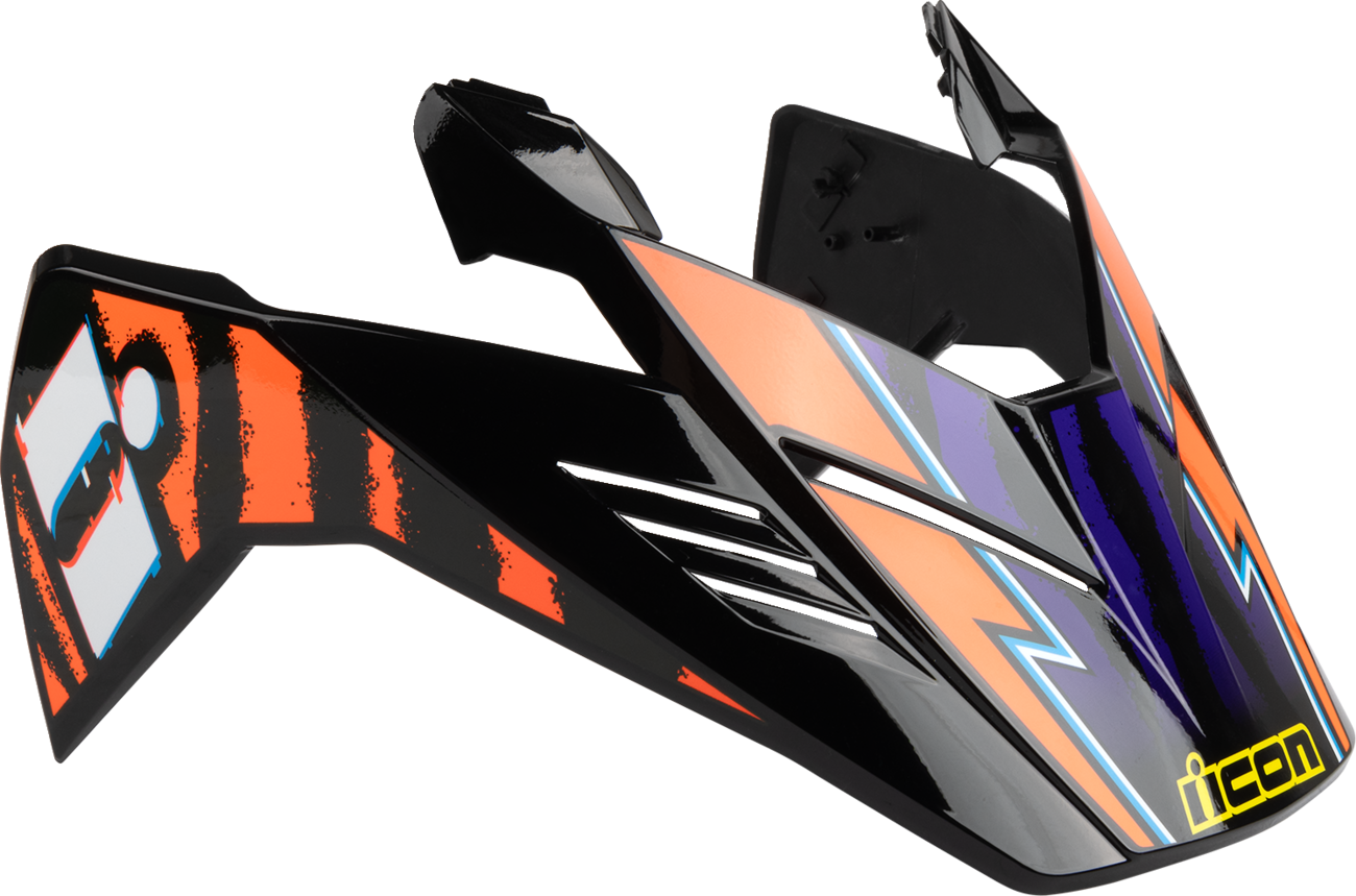 ICON Elsinore™ Helmet Peak — Rad Dawn