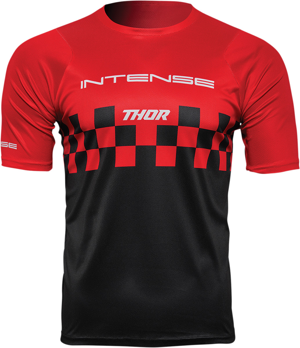 Thor Intense Assist Chex Short-Sleeve Jersey
