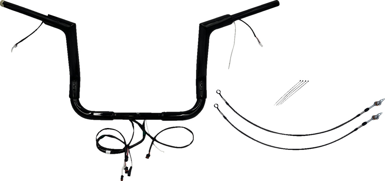 FAT BAGGERS INC. EZ Install Wired 1-1/2" Flat Top Handlebar Kit