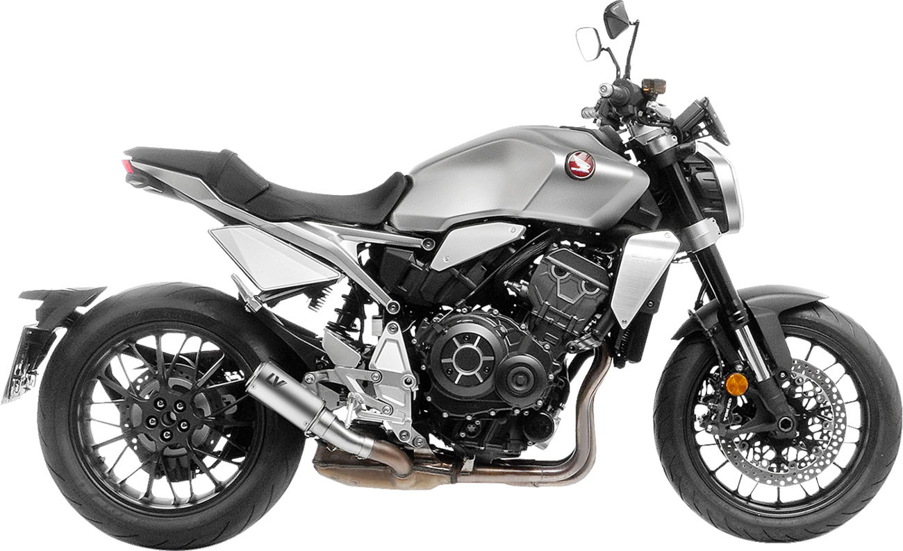 Leovince LV Corsa Slip-On Muffler - Titanium - Honda CB 1000 R