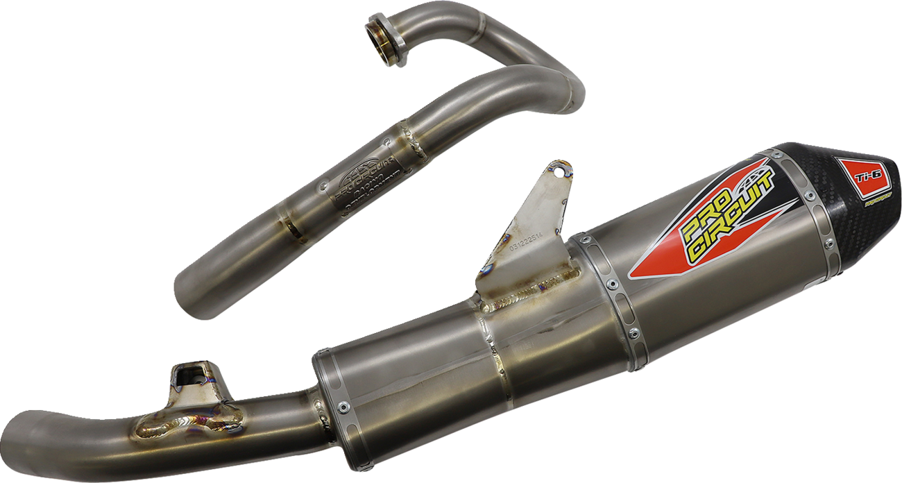 Pro Circuit Ti-6 Titanium Exhaust System Honda CRF250R / CRF250RX 2022-2024