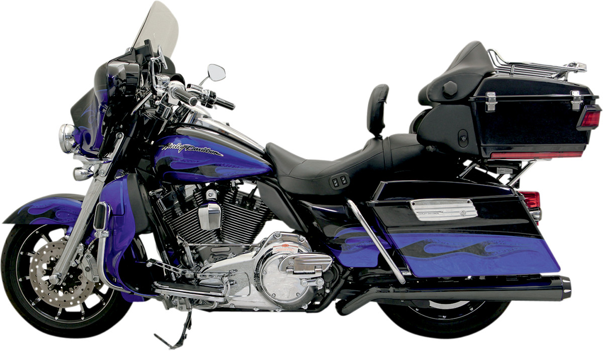 Bassani Road Rage Mega-Power Pseudo Left-Side Muffler For Harley Touring 2009-2016