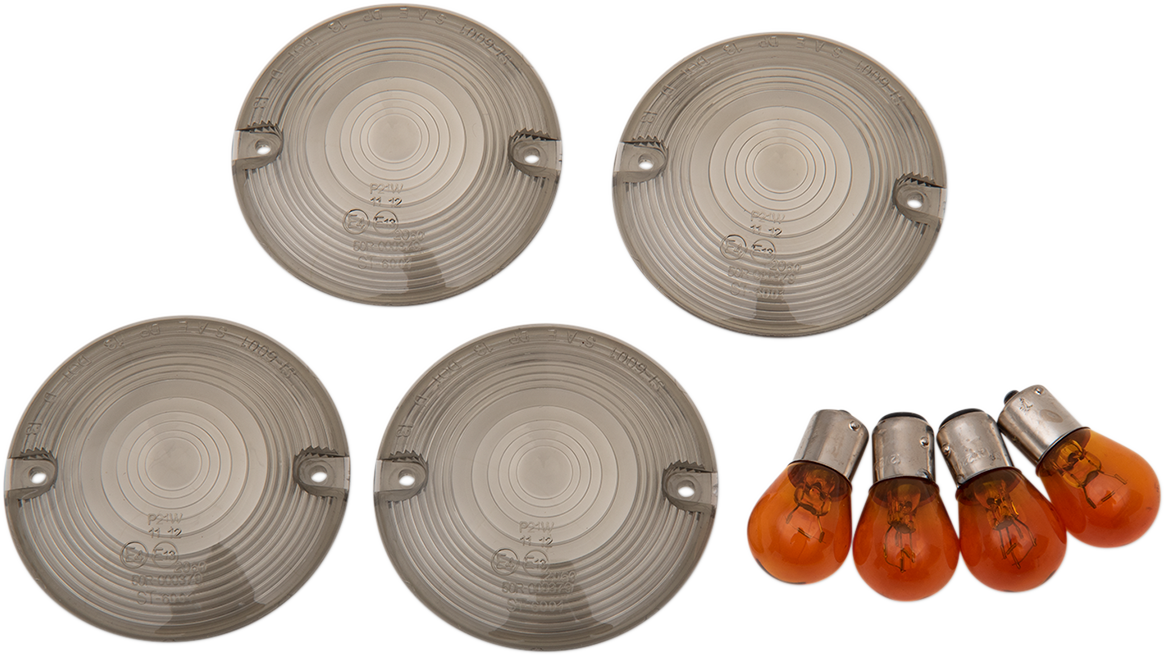 Drag Specialties Smoked Turn Signal Lens Kits