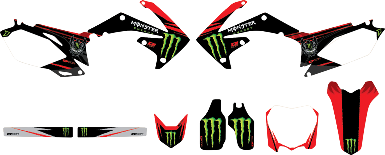 D'cor visuals Complete Graphics Kit 2009-2012 Honda CRF450 / 2010-2013 Honda CRF250