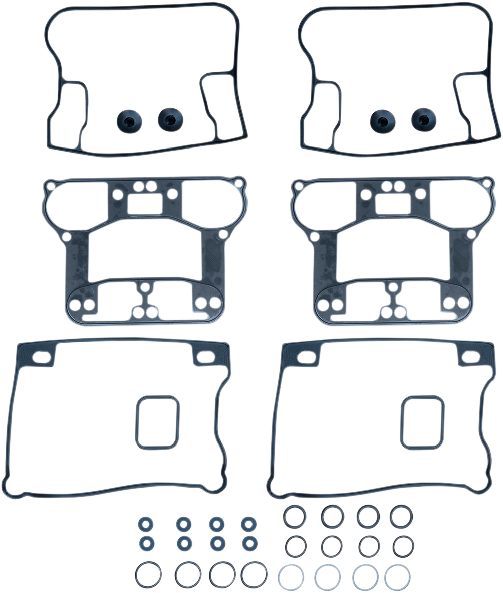 S&S OEM Rubber Rocker Box Gasket Kit for 9299 Harley Davidson EVO Big