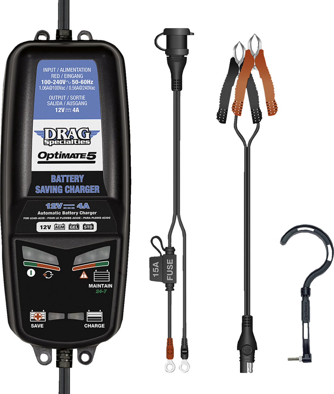 Drag specialties Battery Charger-Optimate™ 5