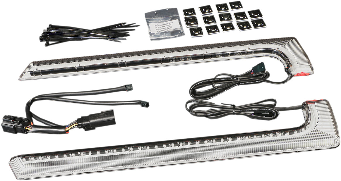 Ciro Machete Saddlebag LED Lights For Harley Touring 1997-2025