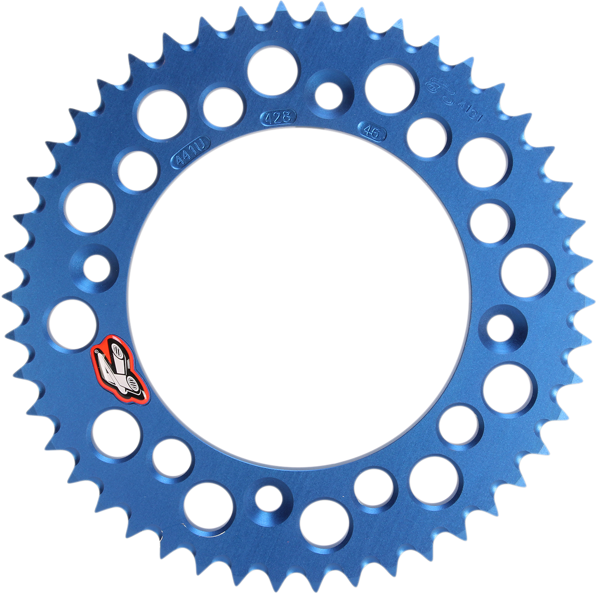 Renthal Rear Sprocket - Aluminum - 46 Tooth - Blue - Gas Gas/Husqvarna/KTM 46T