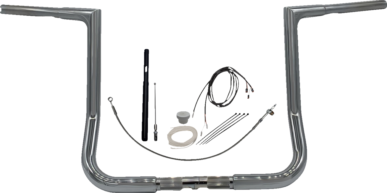 FAT BAGGERS INC. 1-1/4" EZ Install Flat Top Handlebar Kit