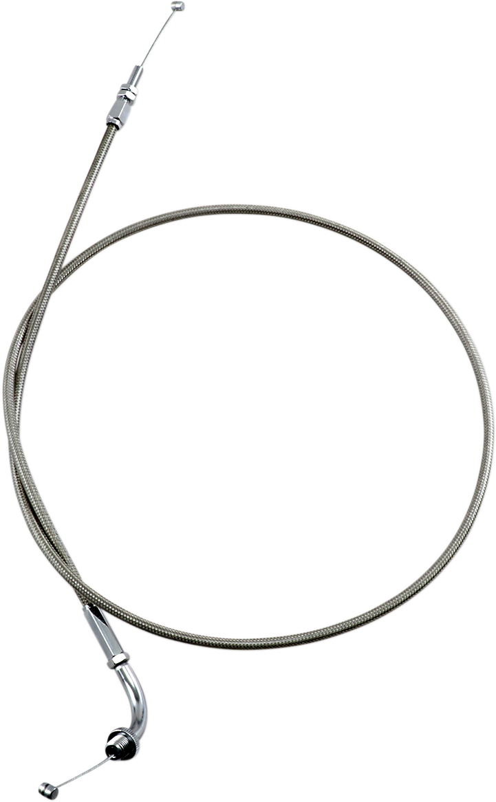 Motion pro Armor Coat Stainless Steel Throttle/Idle Cable for Cruisers - VTX1300 Honda