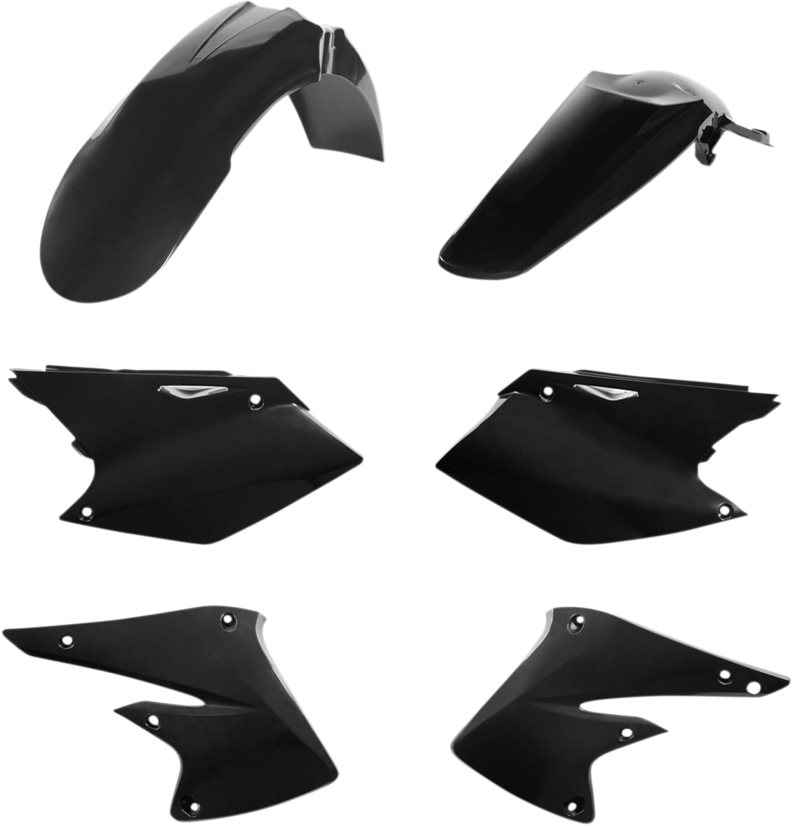 Acerbis Standard Body Kit - Black - KX 250 F '04-'05 2004-2005 Kawasaki KX250F